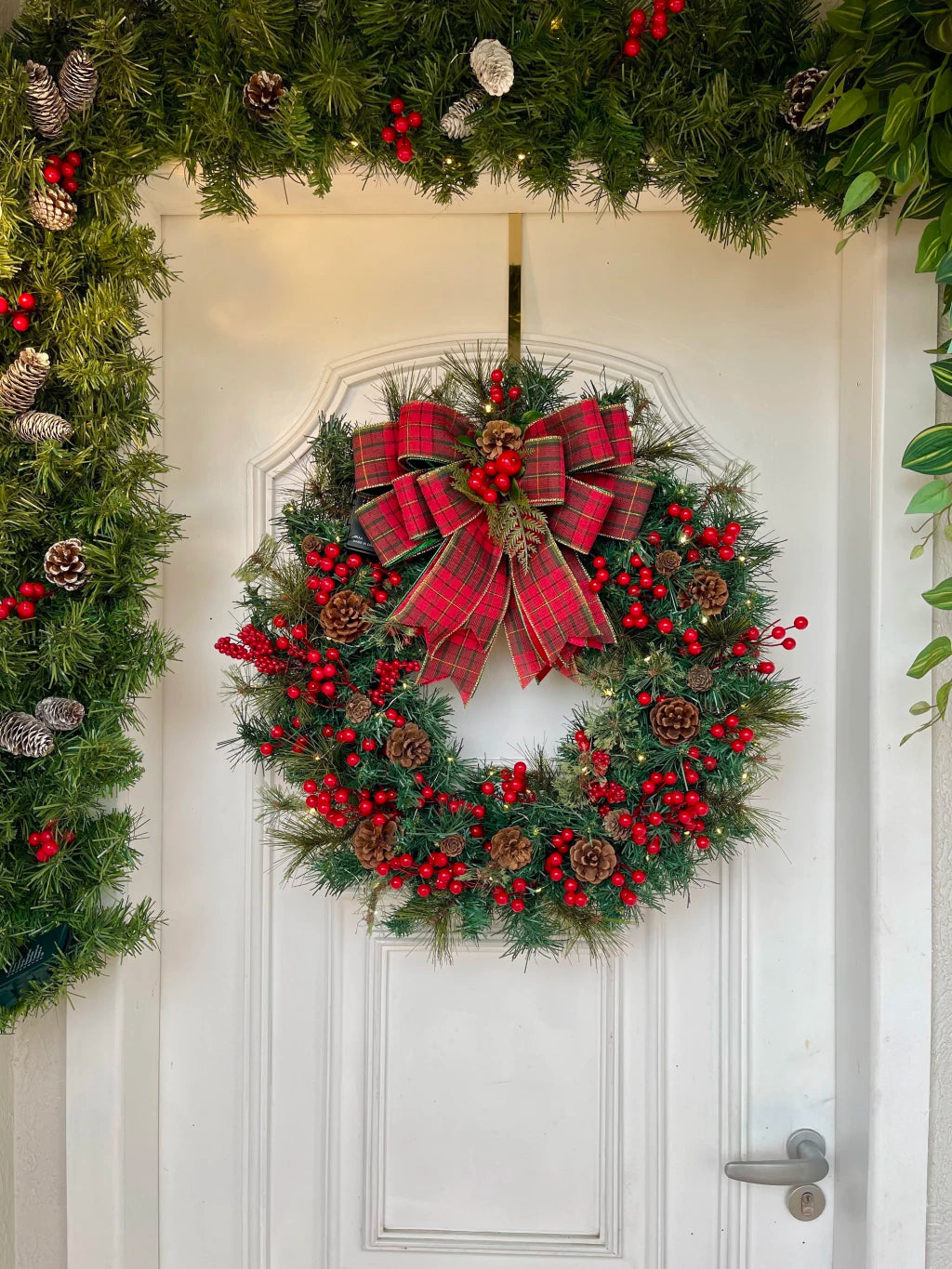 Christmas wreath 60cm with LED