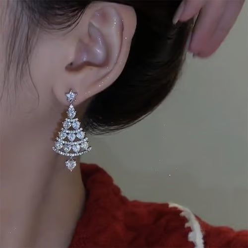 🎄Shiny Christmas Tree Earrings