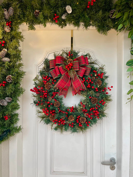 Christmas wreath 60cm with LED